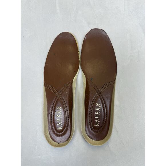 Lauren Ralph Lauren Yolonda Leather Loafers Women’s Sz 8 Boat Shoes Top Siders - Picture 10 of 12